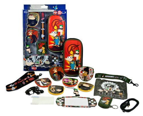 Fundas Y Almacenamiento Indeca Pack Accesorios Phineas & Ferb ( PSP - ) Fundas Y Almacenamiento Indeca Pack Accesorios Phineas & Ferb ( PSP - )